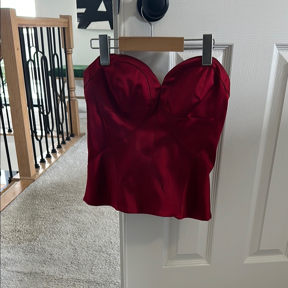 Bebe Scarlet Sweetheart Bustier